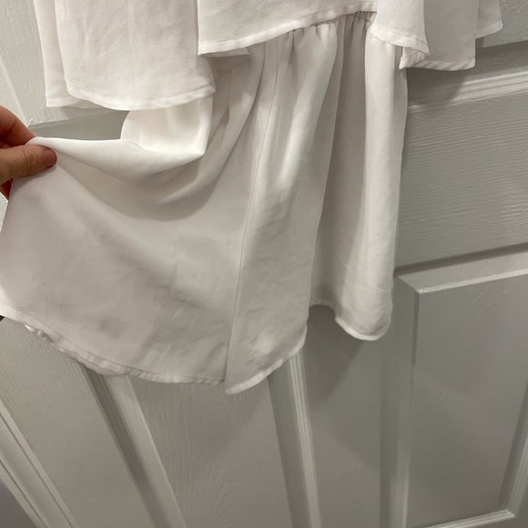 Show me your mumu quinn ruffle romper white size xs - Picture 2 of 2